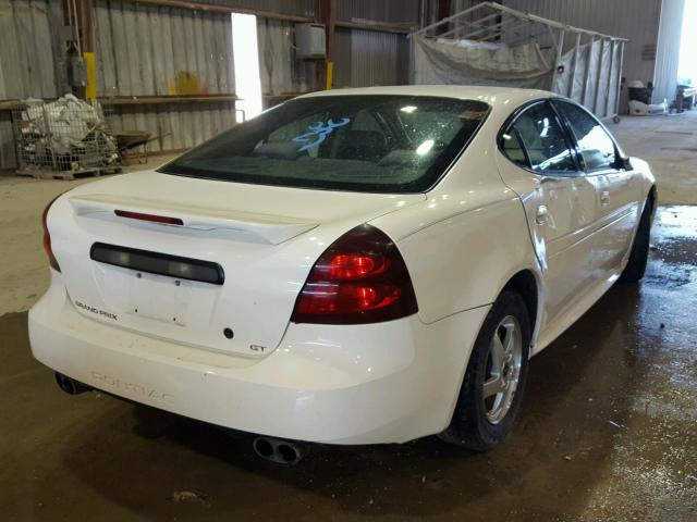 2G2WP522641192363 - 2004 PONTIAC GRAND PRIX WHITE photo 4