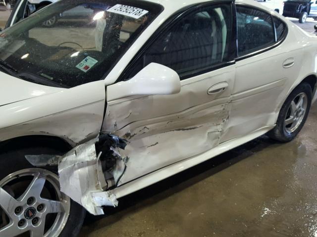 2G2WP522641192363 - 2004 PONTIAC GRAND PRIX WHITE photo 9