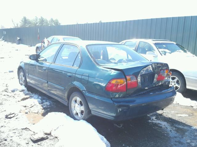 2HGEJ6612YH540089 - 2000 HONDA CIVIC BASE أخضر صورة 3