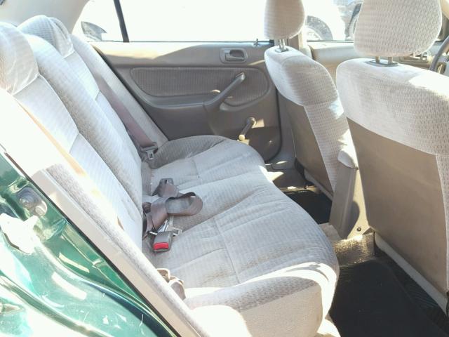 2HGEJ6612YH540089 - 2000 HONDA CIVIC BASE أخضر صورة 6