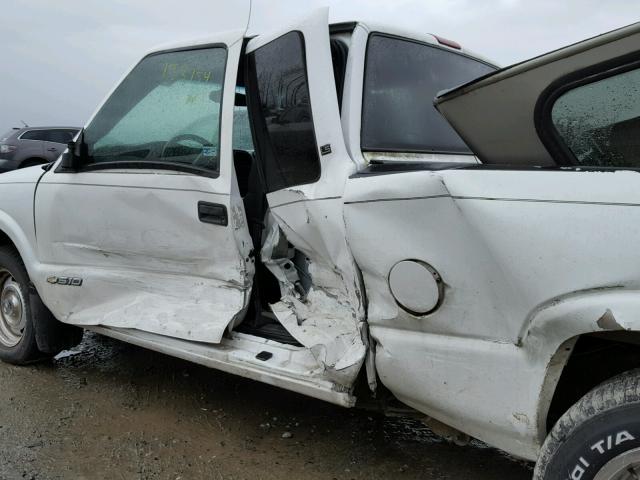 1GCCS19H138122202 - 2003 CHEVROLET S TRUCK S1 WHITE photo 9