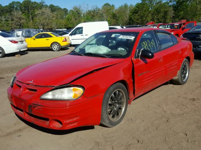 1G2NE52T7XM714579 - 1999 PONTIAC GRAND AM S Qırmızı foto 2