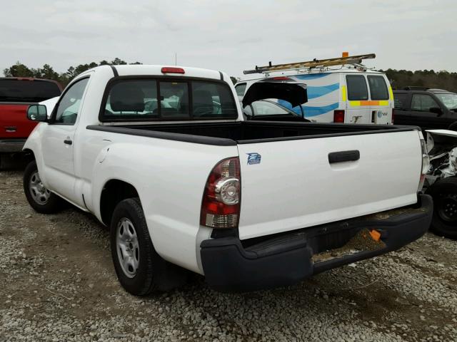 5TFNX4CN7BX001446 - 2011 TOYOTA TACOMA WHITE photo 3