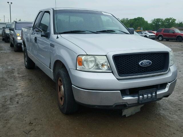 1FTPX12505NA47807 - 2005 FORD F150 SILVER photo 1