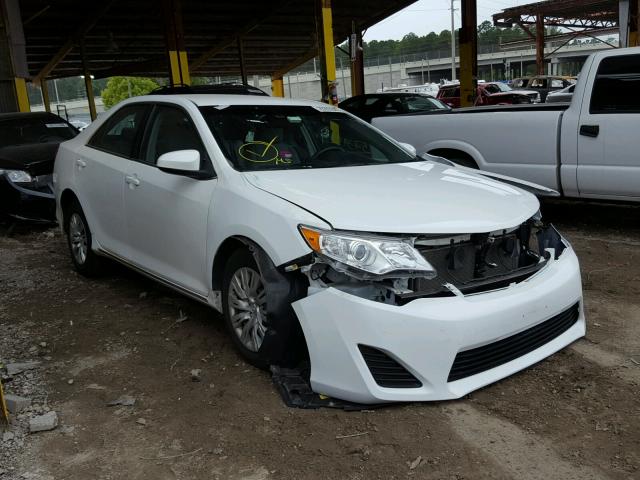 4T4BF1FK3ER363660 - 2014 TOYOTA CAMRY L WHITE photo 1