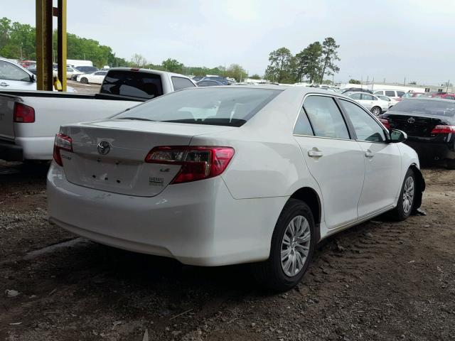 4T4BF1FK3ER363660 - 2014 TOYOTA CAMRY L WHITE photo 4