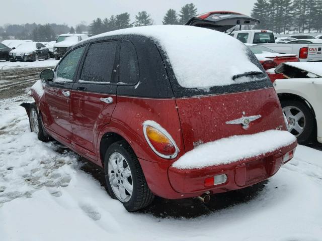 3C8FY68824T301876 - 2004 CHRYSLER PT CRUISER RED photo 3