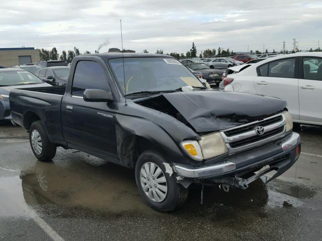 4TANL42N2YZ671878 - 2000 TOYOTA TACOMA BLACK photo 1