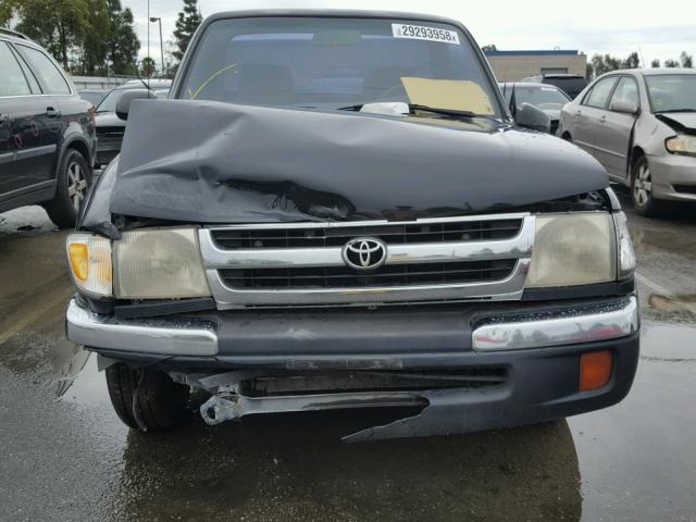 4TANL42N2YZ671878 - 2000 TOYOTA TACOMA BLACK photo 9