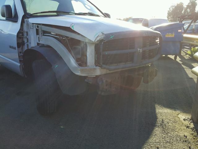 1D7HA16K98J176698 - 2008 DODGE RAM 1500 S WHITE photo 9