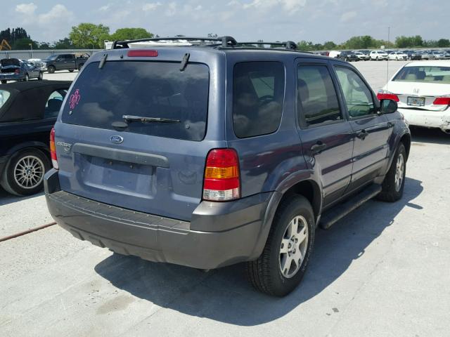 1FMCU95H35KA34008 - 2005 FORD ESCAPE HEV BLUE photo 4