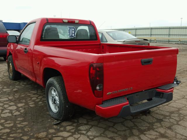 1GCCS149878215921 - 2007 CHEVROLET COLORADO RED photo 3