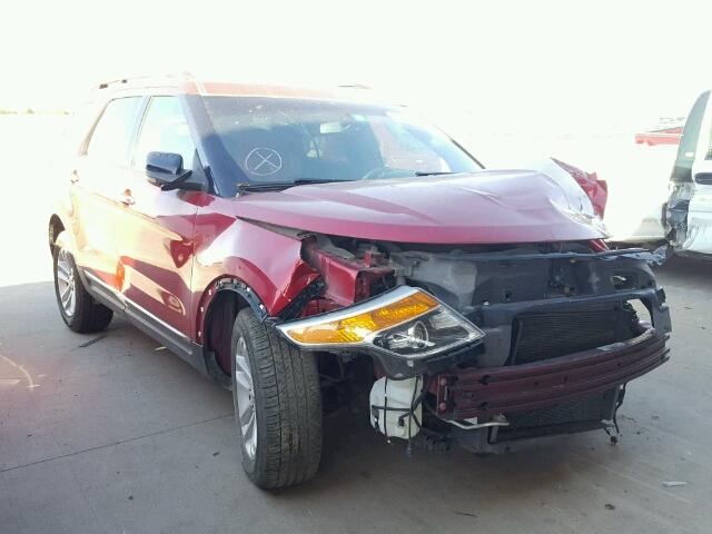 1FMHK7D8XCGA09480 - 2012 FORD EXPLORER X BURGUNDY photo 1