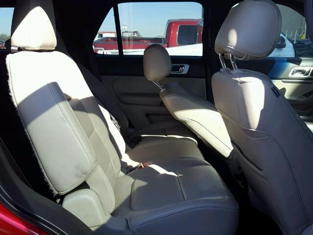 1FMHK7D8XCGA09480 - 2012 FORD EXPLORER X BURGUNDY photo 6