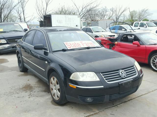 WVWTH63B83P033264 - 2003 VOLKSWAGEN PASSAT GLX BLACK photo 1
