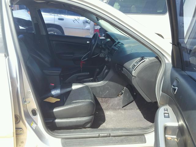 1HGCM56693A006034 - 2003 HONDA ACCORD EX GRAY photo 5