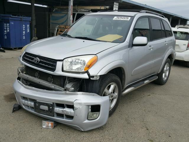 JTEHH20V526043859 - 2002 TOYOTA RAV4 SILVER photo 2