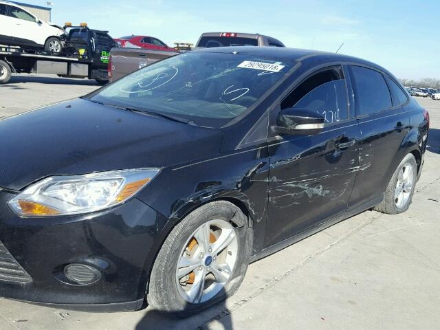 1FADP3F27EL246823 - 2014 FORD FOCUS SE BLACK photo 9