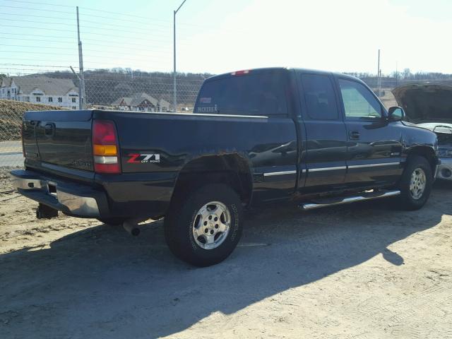 2GCEK19T921393457 - 2002 CHEVROLET SILVERADO BLACK photo 4