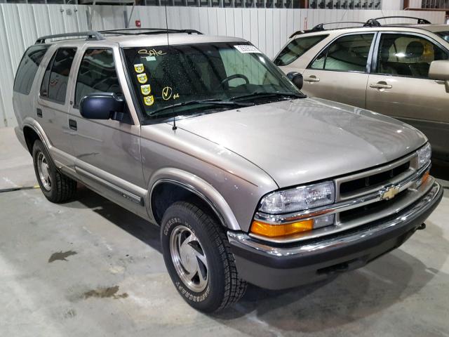 1GNDT13W9Y2151764 - 2000 CHEVROLET BLAZER GOLD photo 1