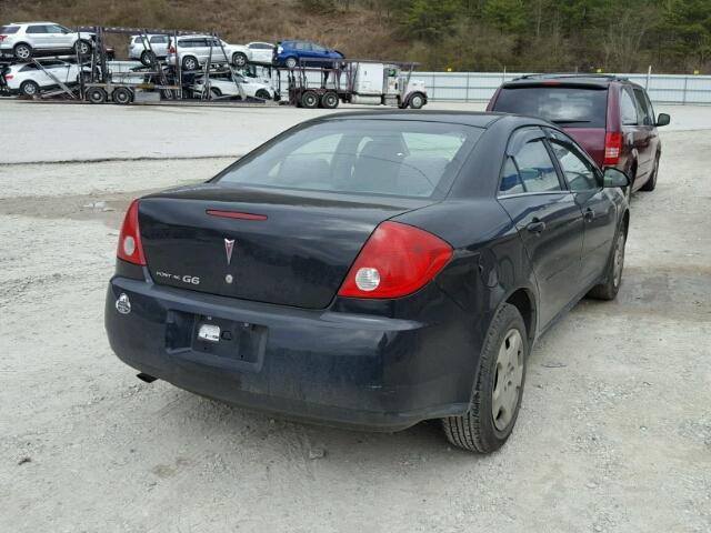 1G2ZF55B964265499 - 2006 PONTIAC G6 SE BLACK photo 4