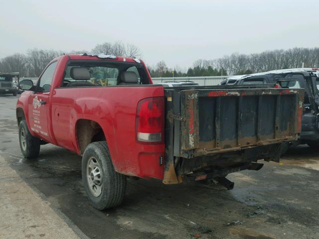 1GT01ZCG4BF234653 - 2011 GMC SIERRA C25 RED photo 3