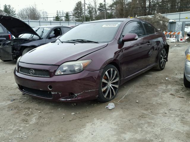 JTKDE177870188426 - 2007 TOYOTA SCION TC 勃艮第红 照片 2