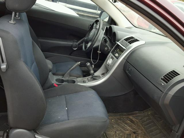 JTKDE177870188426 - 2007 TOYOTA SCION TC 勃艮第红 照片 5