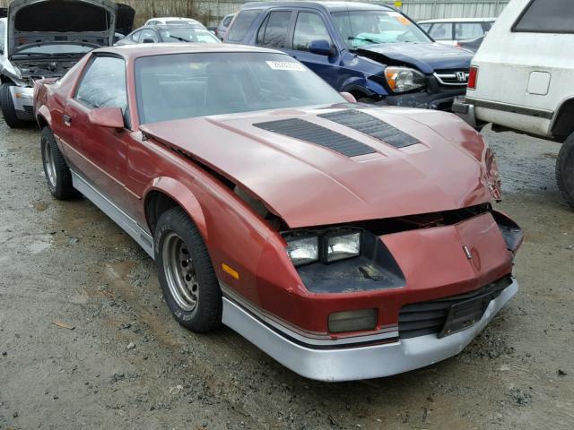 1G1FP87H9GL166955 - 1986 CHEVROLET CAMARO RED photo 1