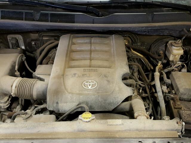 5TFUM5F17CX035150 - 2012 TOYOTA TUNDRA DOU BROWN photo 7