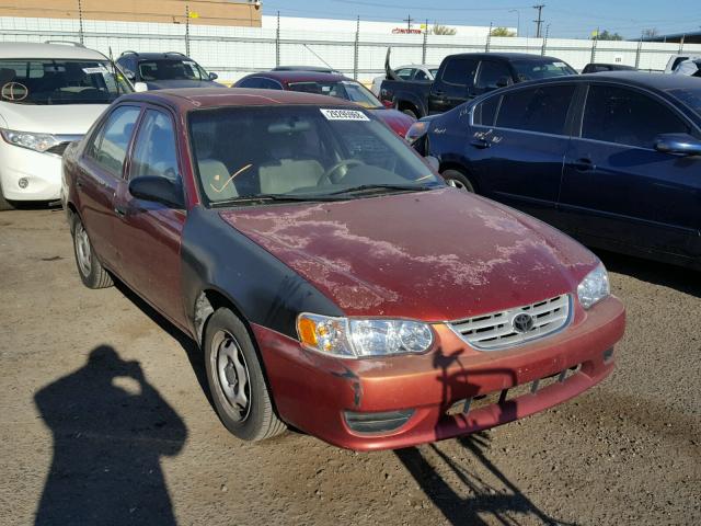 1NXBR12E42Z572113 - 2002 TOYOTA COROLLA CE RED photo 1