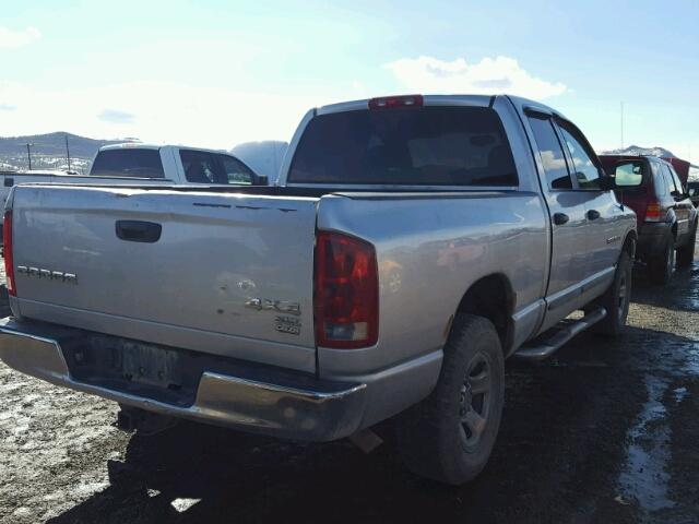 1D7HU18D33J606966 - 2003 DODGE RAM 1500 S SILVER photo 4