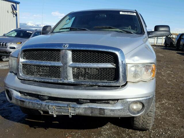 1D7HU18D33J606966 - 2003 DODGE RAM 1500 S SILVER photo 9