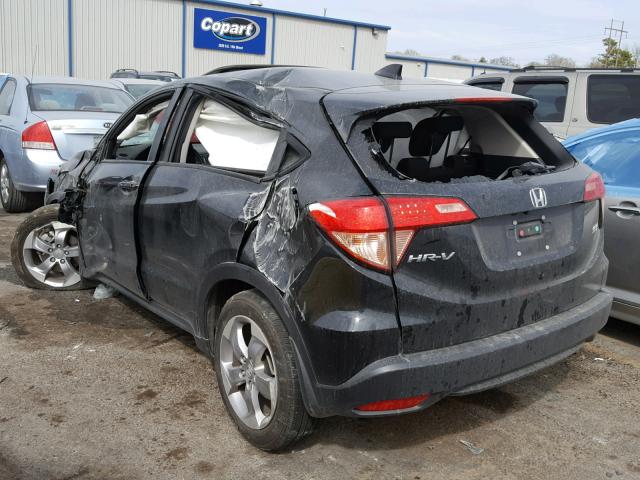 3CZRU5H57HM708225 - 2017 HONDA HR-V EX BLACK photo 3