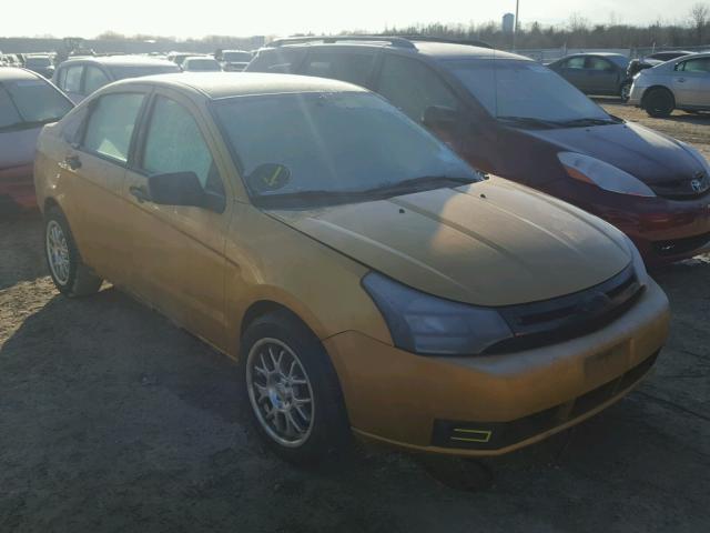 1FAHP34N29W263287 - 2009 FORD FOCUS S GOLD photo 1