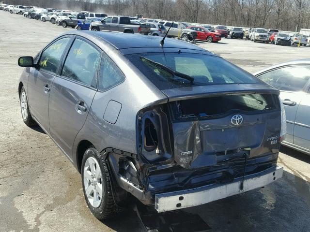 JTDKB20U383436014 - 2008 TOYOTA PRIUS GRAY photo 3