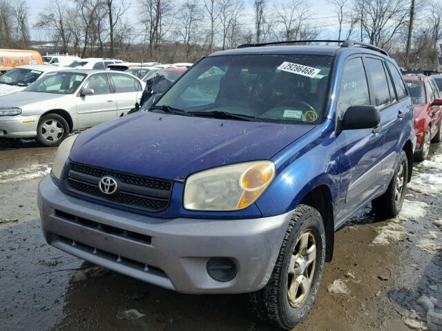 JTEHD20V056030727 - 2005 TOYOTA RAV4 BLUE photo 2