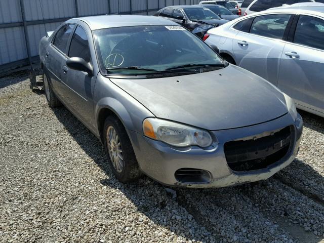 1C3EL46X66N216489 - 2006 CHRYSLER SEBRING GRAY photo 1