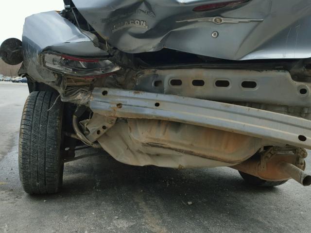 1C3EL46X66N216489 - 2006 CHRYSLER SEBRING GRAY photo 10