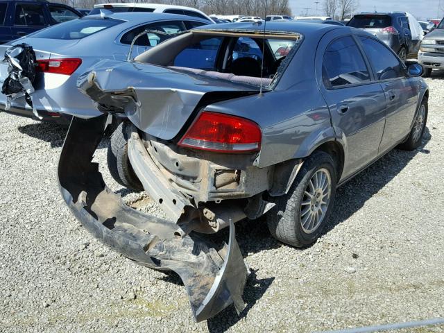 1C3EL46X66N216489 - 2006 CHRYSLER SEBRING GRAY photo 4