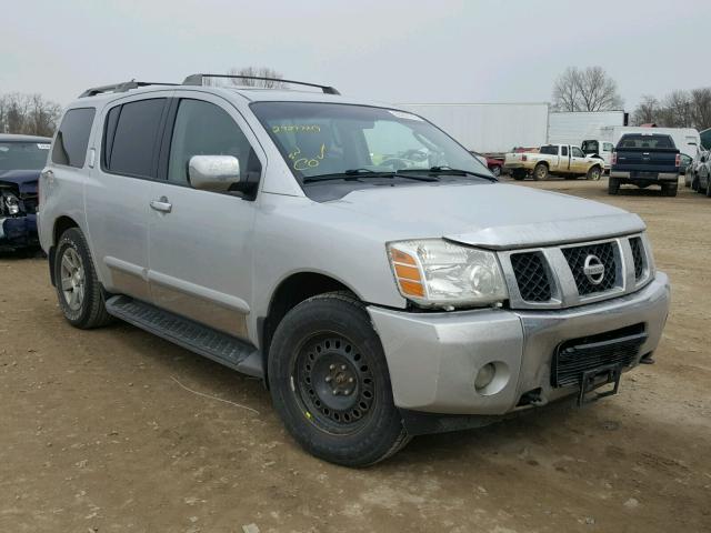 5N1BA08C07N709671 - 2007 NISSAN ARMADA SE SILVER photo 1