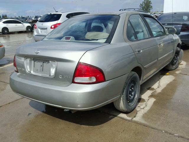 3N1CB51D61L472233 - 2001 NISSAN SENTRA XE SILVER photo 4