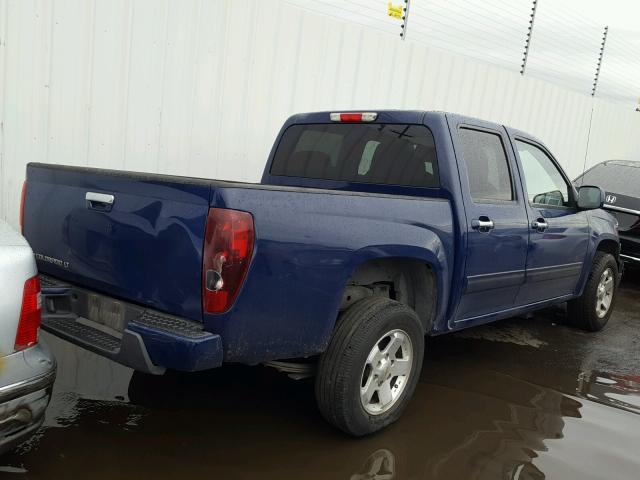 1GCDSCFE4C8107199 - 2012 CHEVROLET COLORADO L BLUE photo 4