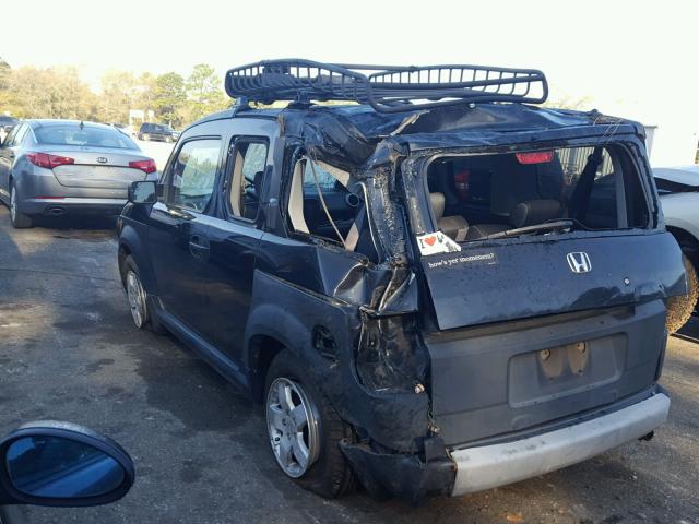 5J6YH18675L002810 - 2005 HONDA ELEMENT EX BLACK photo 3