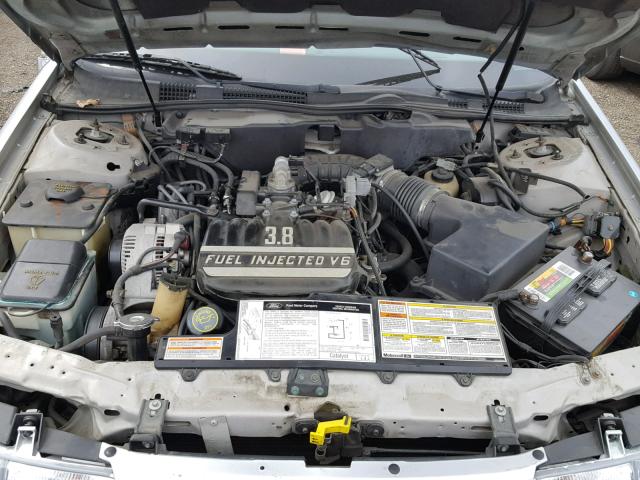 1FALP5244SG323022 - 1995 FORD TAURUS GL SILVER photo 7