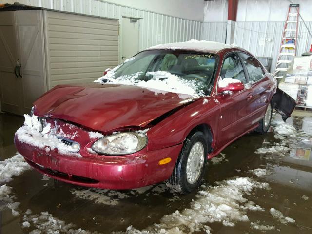 1MEFM50U2WA620848 - 1998 MERCURY SABLE GS BURGUNDY photo 2