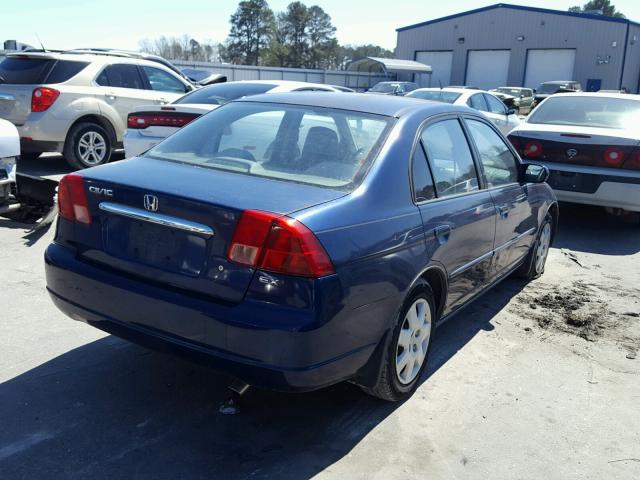 1HGES26732L031438 - 2002 HONDA CIVIC EX ლურჯი ფოტო 4