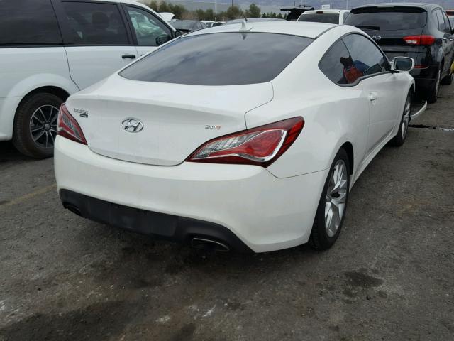 KMHHT6KD9DU084469 - 2013 HYUNDAI GENESIS CO WHITE photo 4