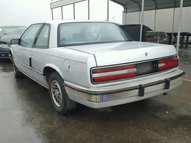 2G4WD14W3J1514056 - 1988 BUICK REGAL LIMI SILVER photo 3