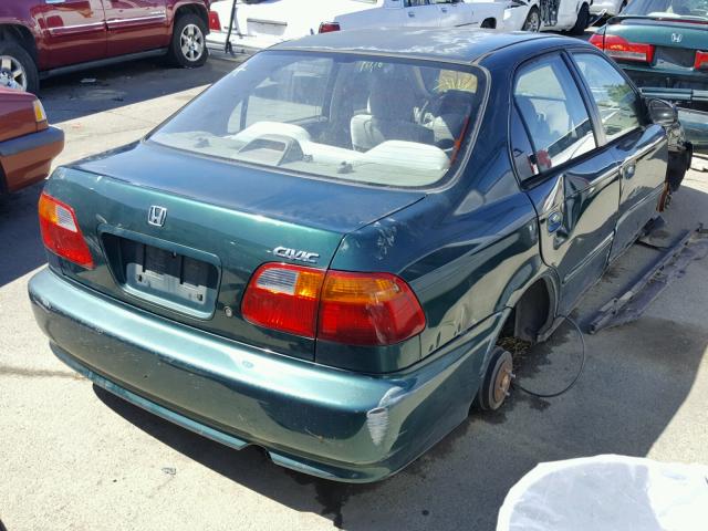 2HGEJ6619YH567421 - 2000 HONDA CIVIC BASE GREEN photo 4
